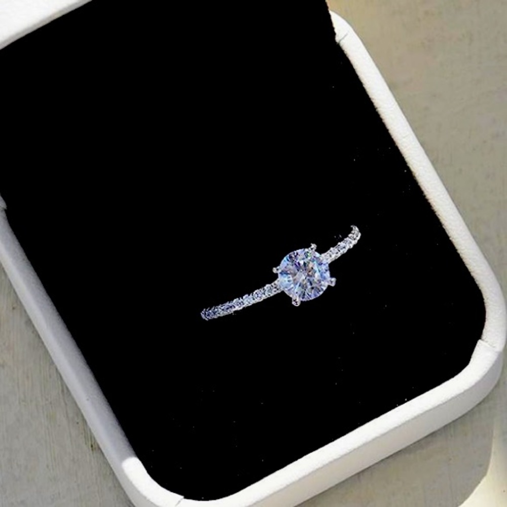 Engagement Ring or Promise Ring- Size 8.5, 1 Ct